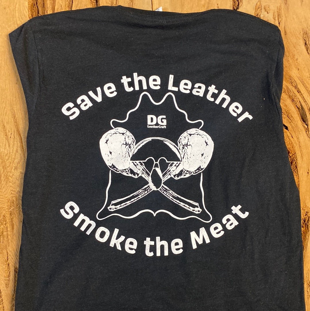 Tomahawk Steak Tshirt - Heather Black