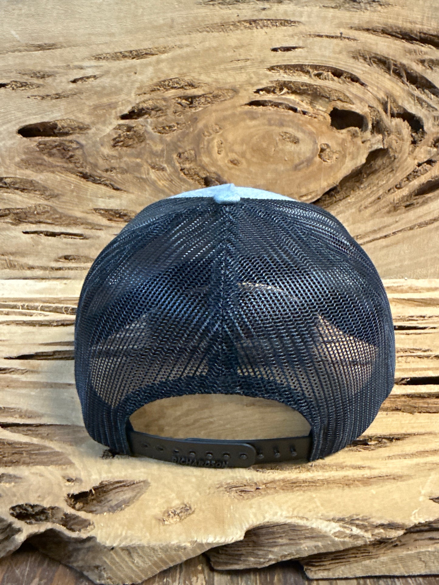 Mesh Back Cap with Rope/Patch - Grey/Black