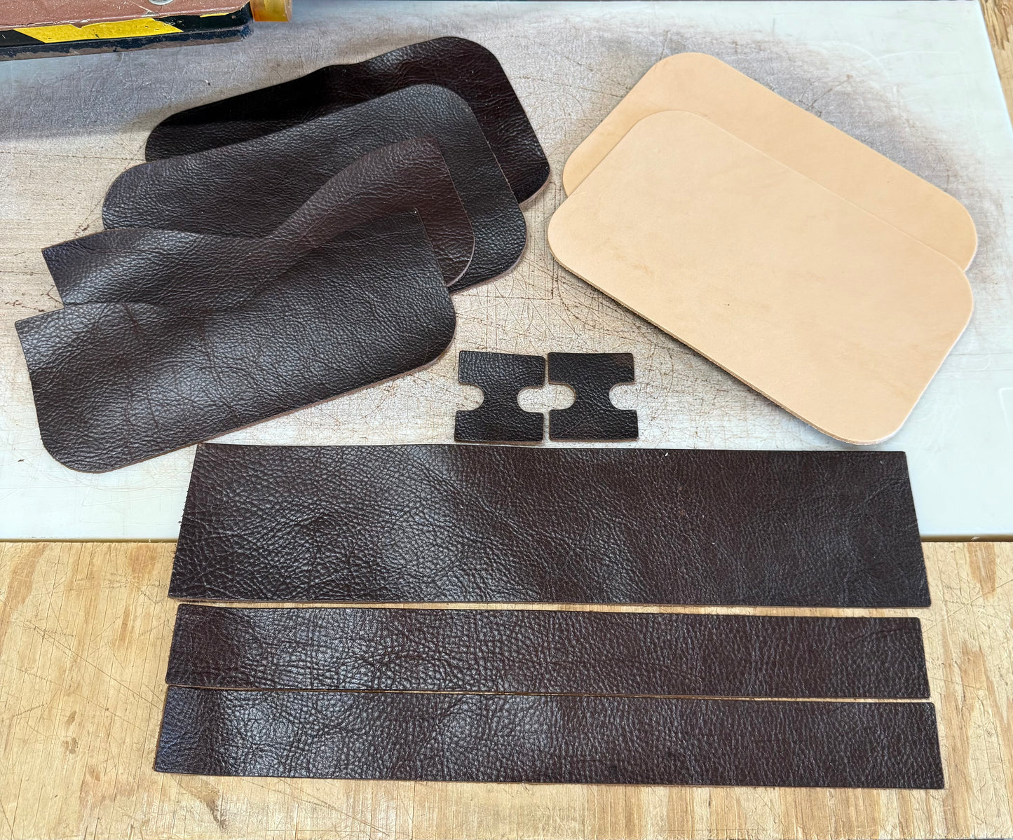 Compact Crossbody Purse Material - Legacy Dark Brown