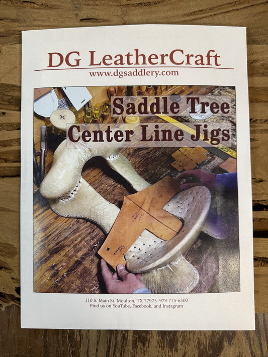 Saddle Tree Center Line Jigs Pattern Pack - PRINTED