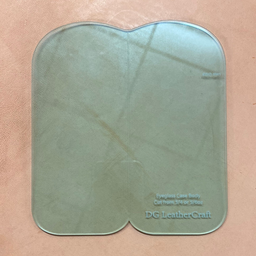 Eyeglass Case Acrylic Template