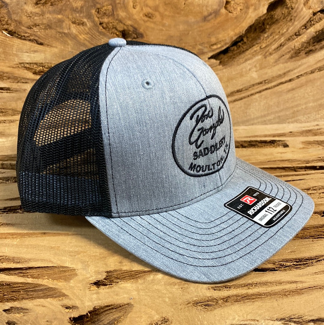 Mesh Back Caps with DGS Logo - Heather/Black