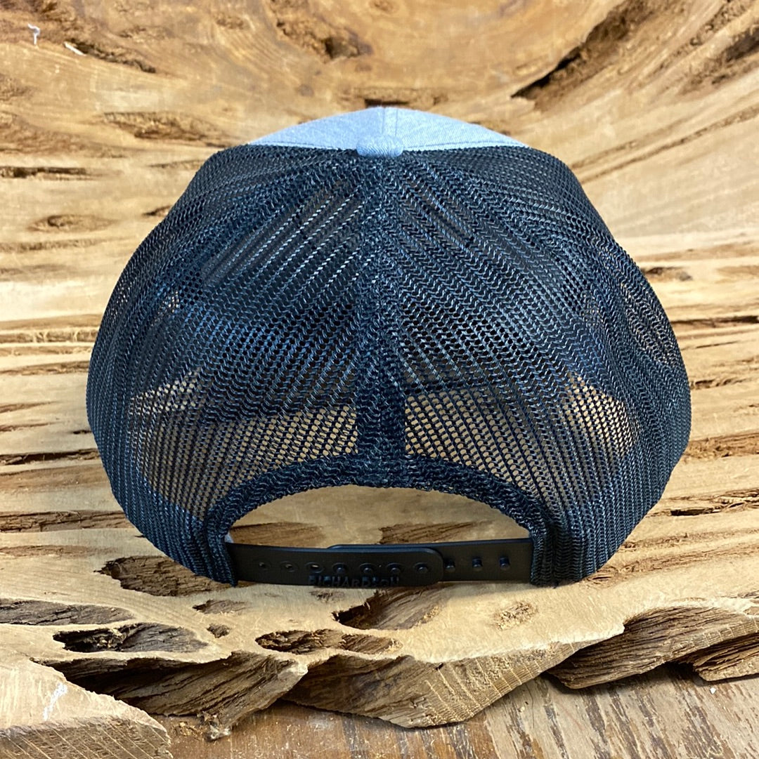 Mesh Back Caps with DGS Logo - Heather/Black