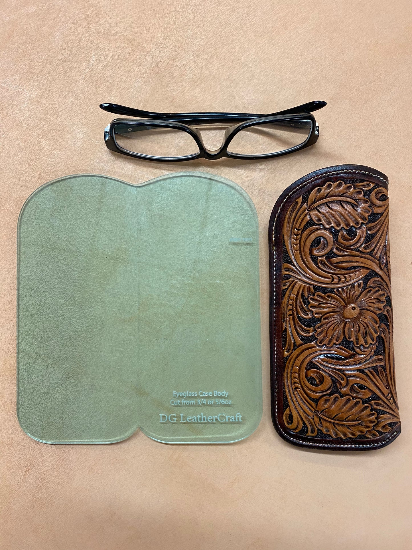 Eyeglass Case Acrylic Template