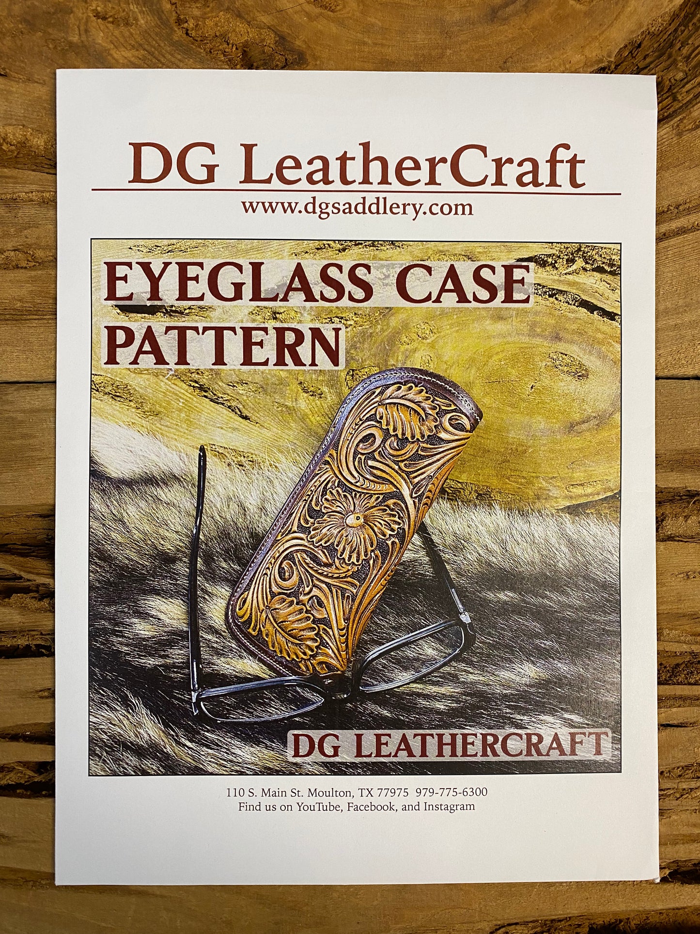Eyeglass Case Pattern Pack PRINTED