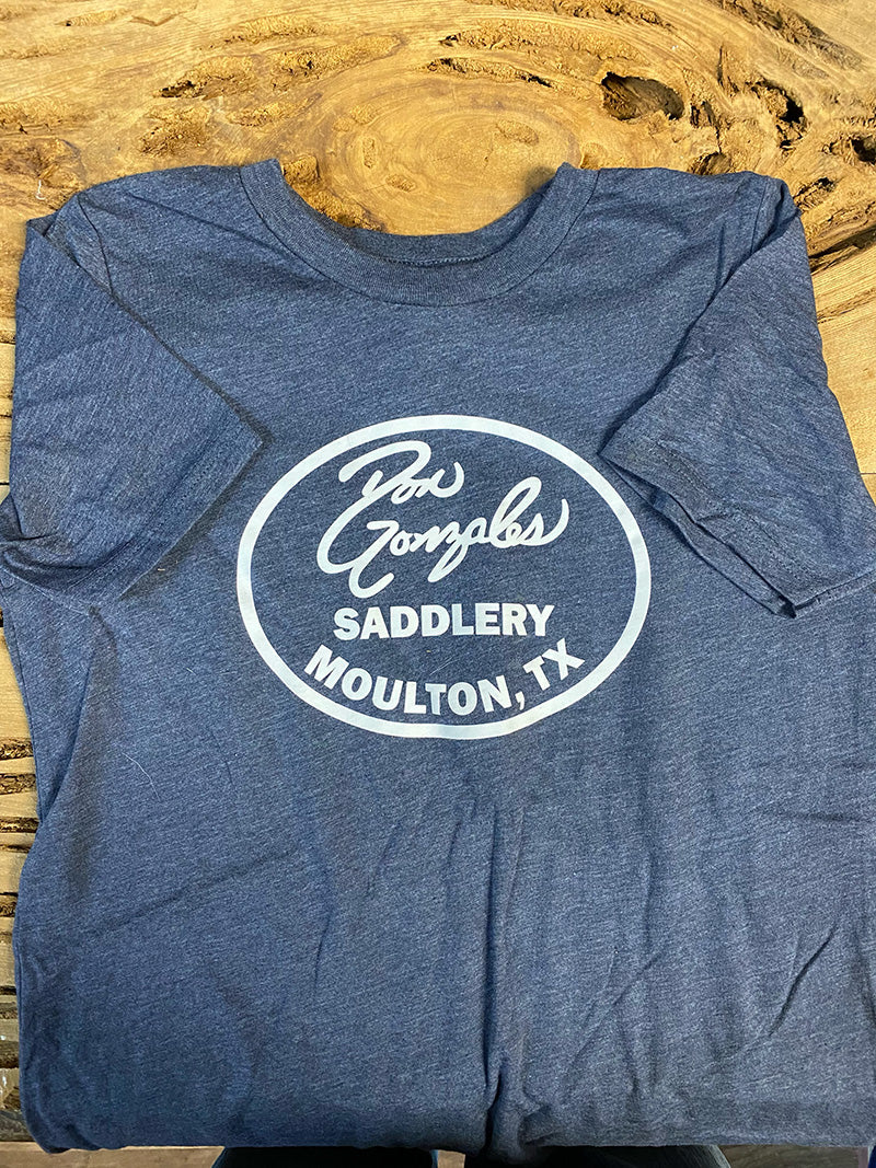 Youth Size DG Saddlery Logo Tshirt - Navy