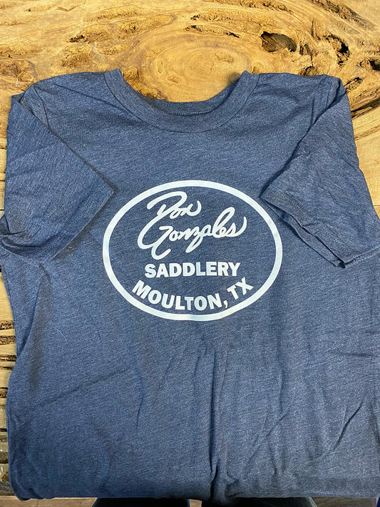 Youth Size DG Saddlery Logo Tshirt - Navy