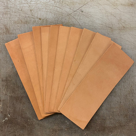 10 Pack of Bifold Wallet Backs - Blemish Grade