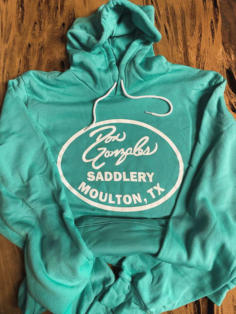 DG Saddlery Logo Hoodie Teal DG Saddlery Store