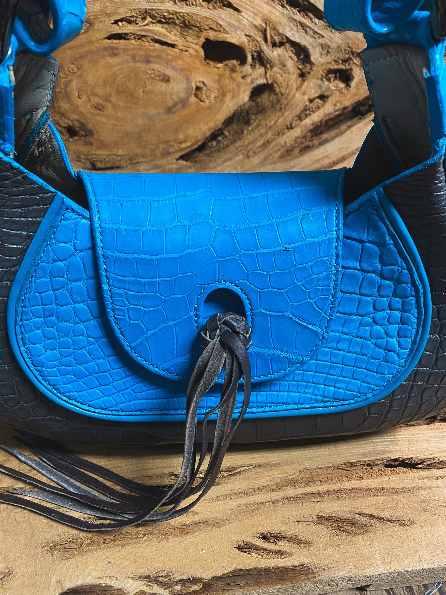 American Alligator Kidney Bean Purse