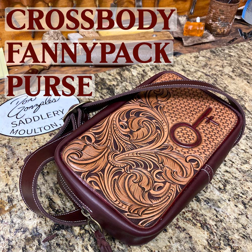 Making a Crossbody Phone Bag / Leathercraft 