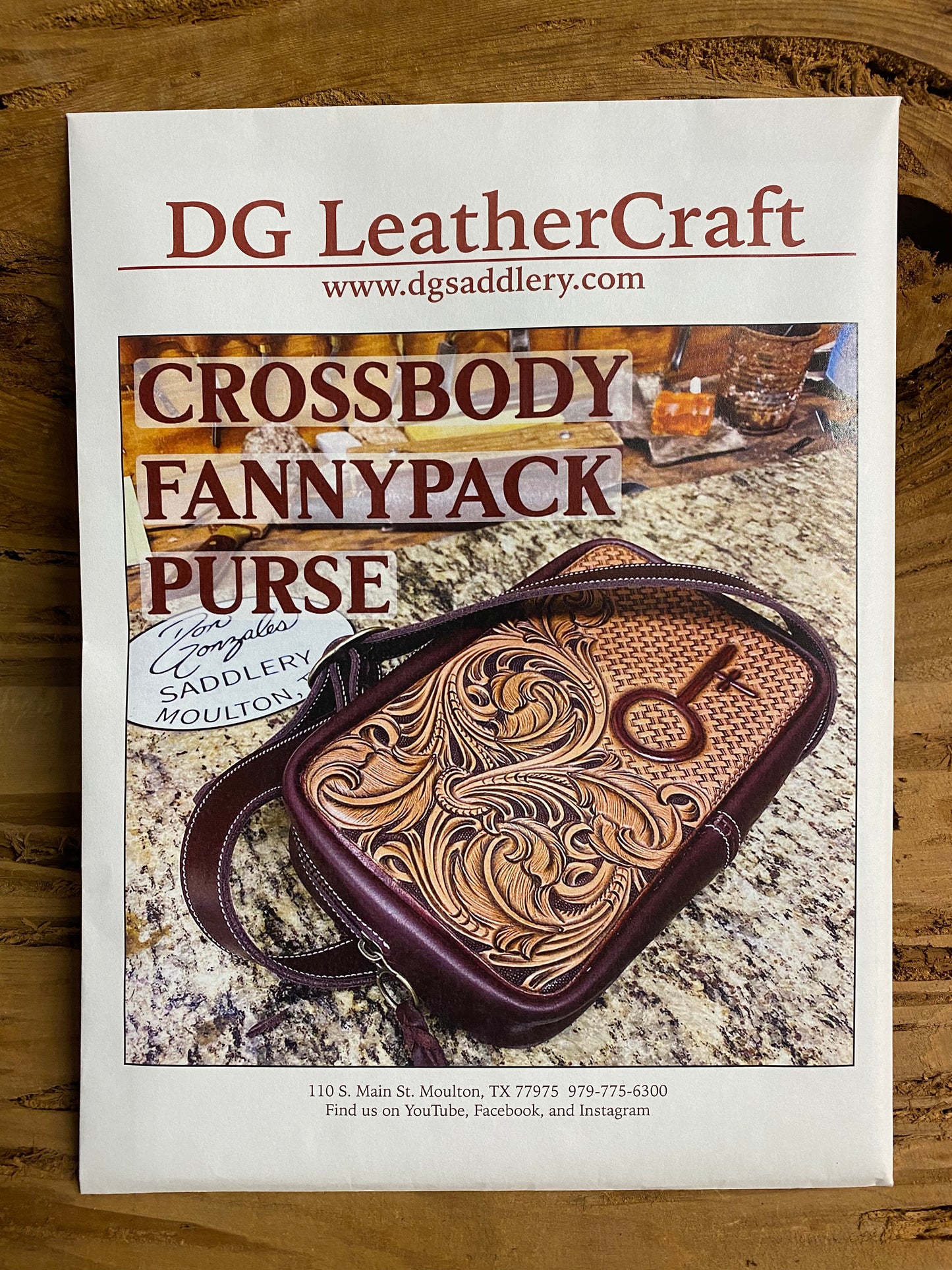 Crossbody Fannypack Purse Pattern Pack PRINTED