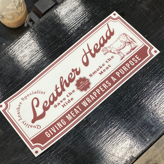 LeatherHead Bumper Sticker