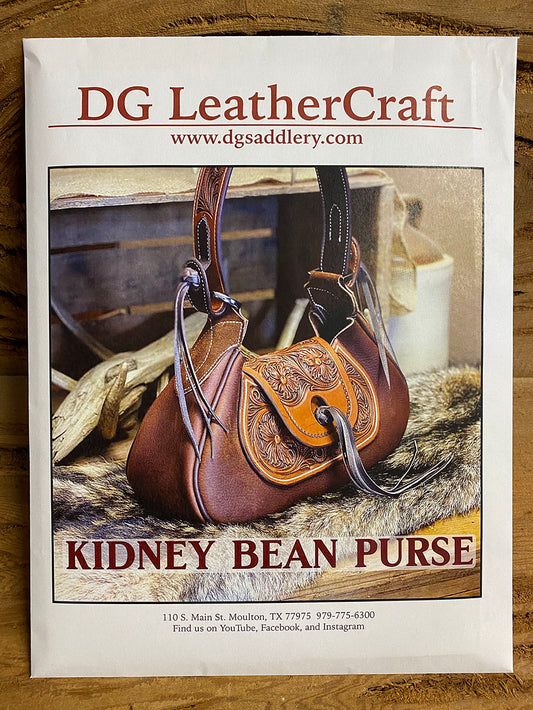 Kidney Bean Purse Pattern Pack PRINTED