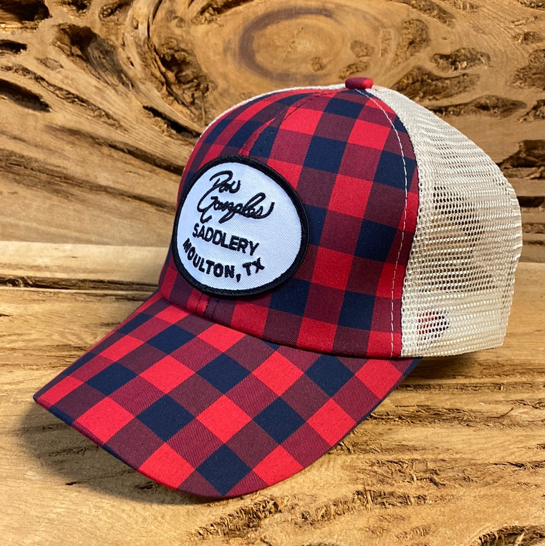 Women’s Pony Tail Cap - Red Flannel