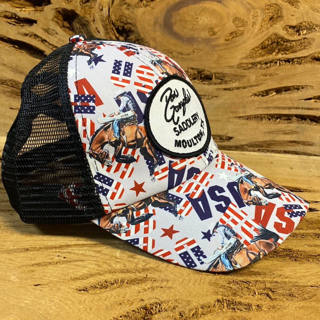 Women’s Pony Tail Cap - USA Western