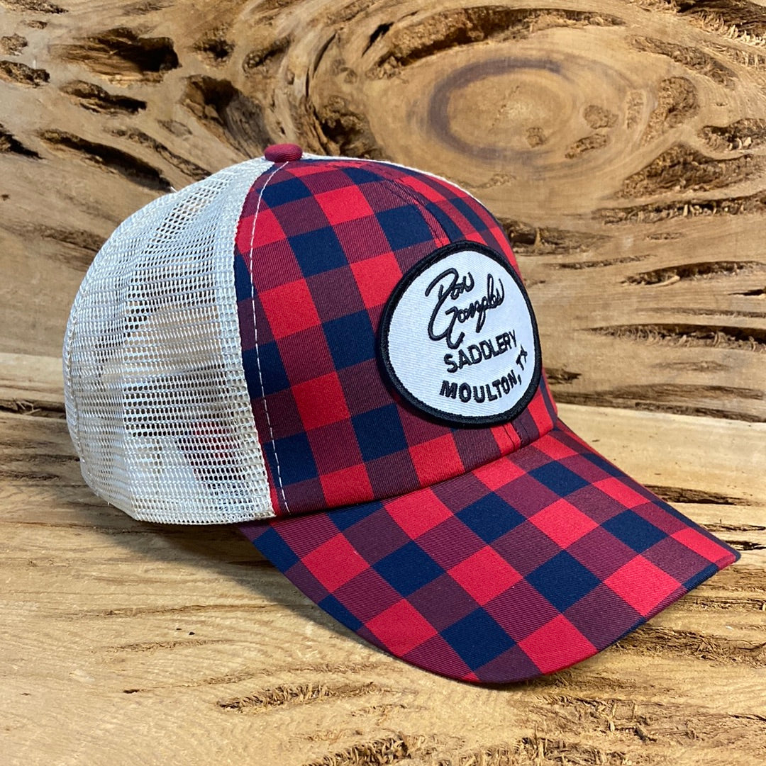 Women’s Pony Tail Cap - Red Flannel