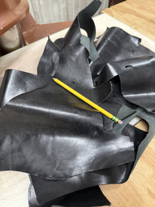 Scrap Goat Skin-Black