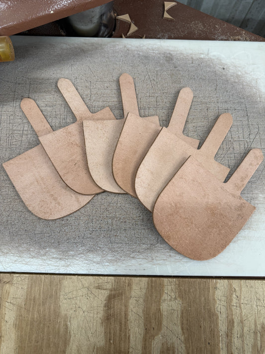 Rough Out Fold Over Knife Sheath Material 6 Pack