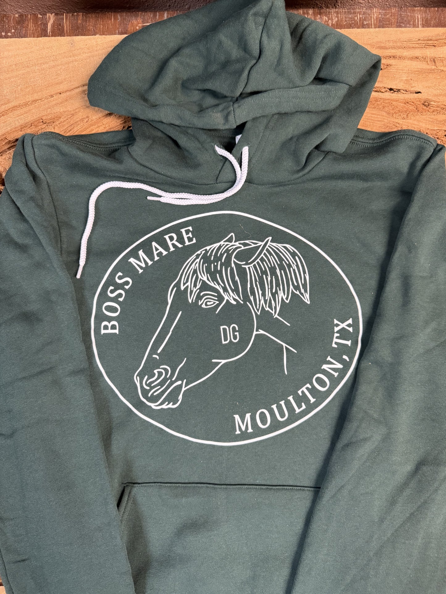 “Boss Mare” - Hoodie - Forest Green