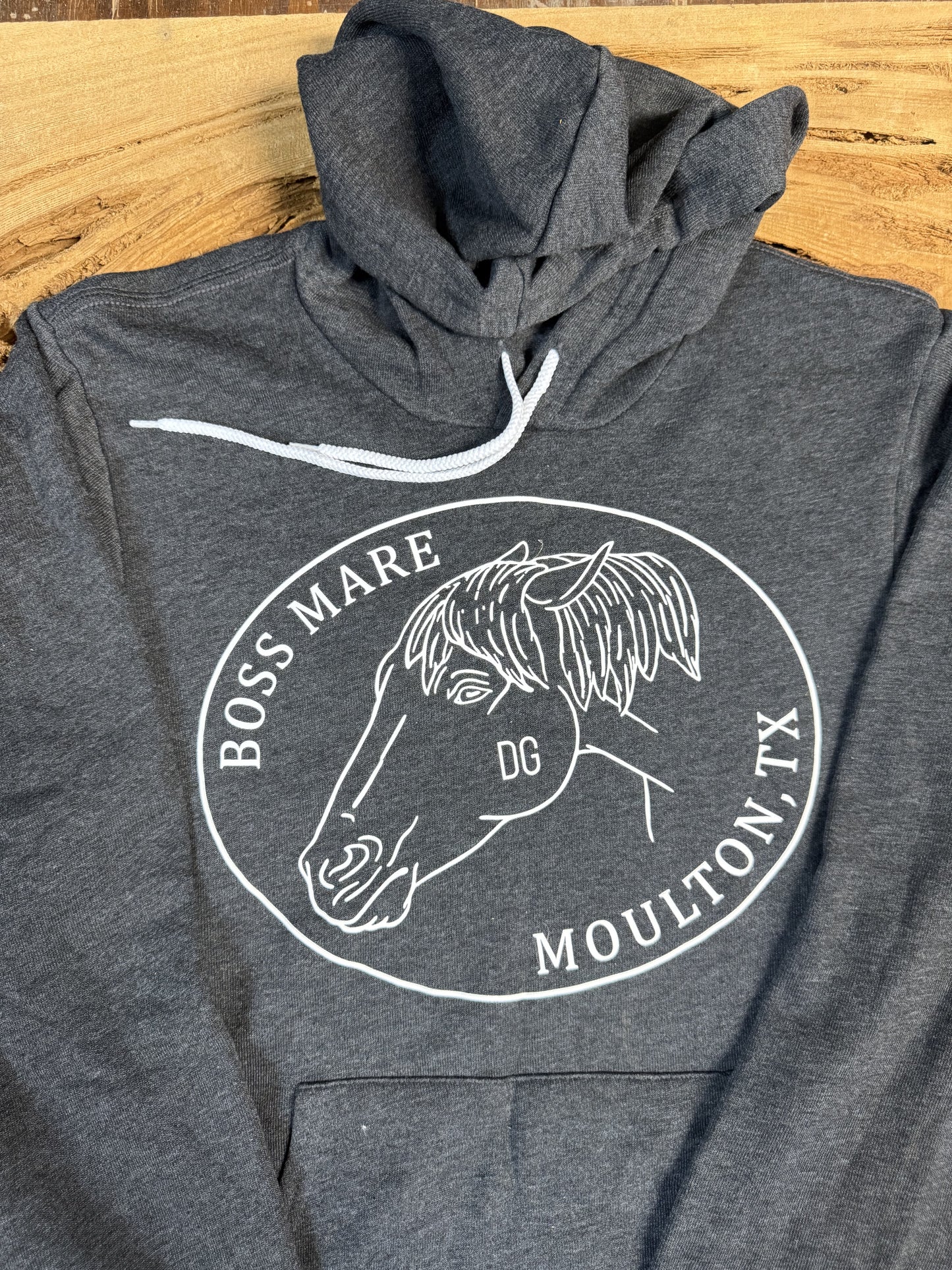 “Boss Mare” - Hoodie - Dark Grey