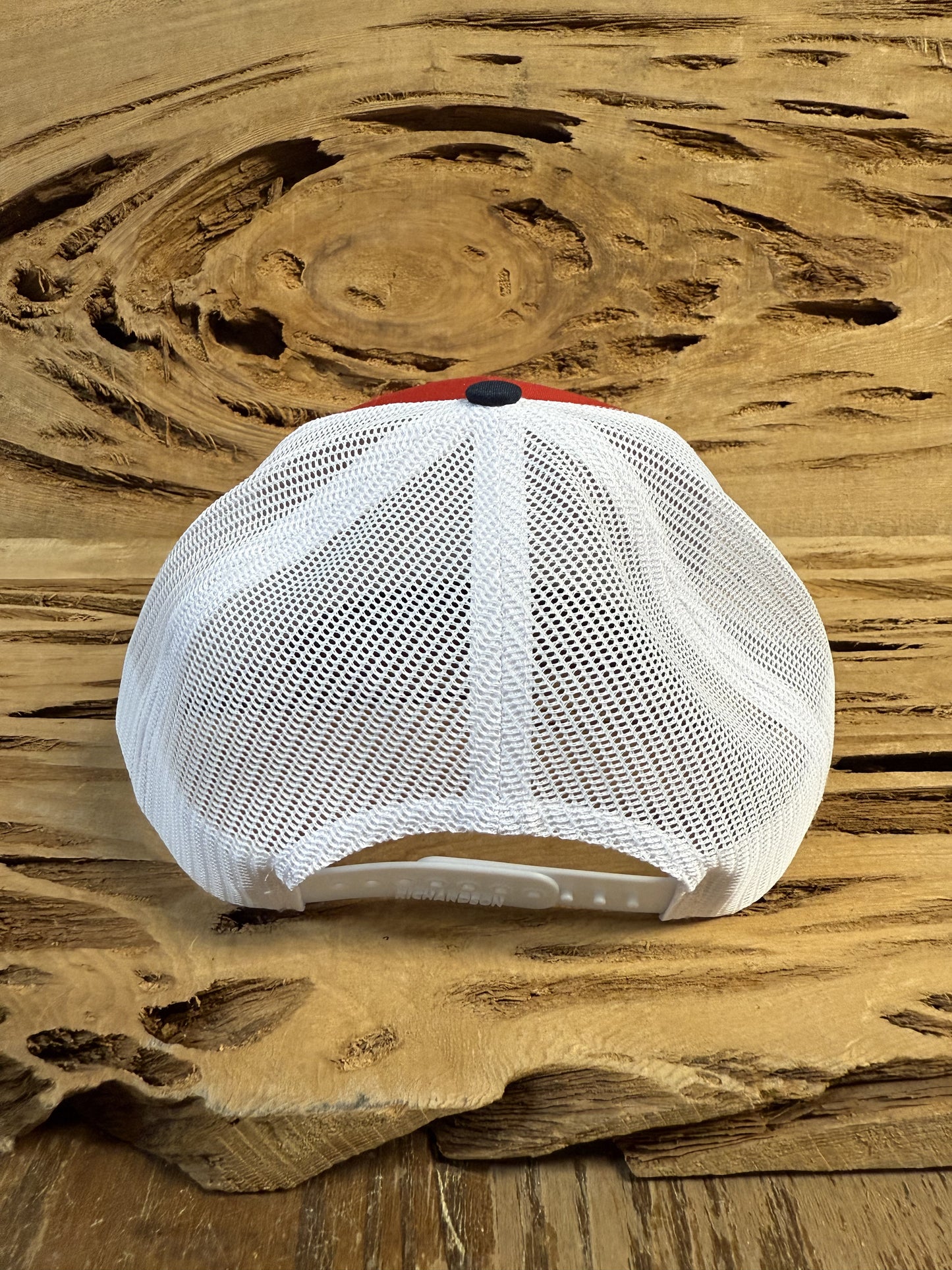 Mesh Back Caps with DGS Logo - Navy/Red/White