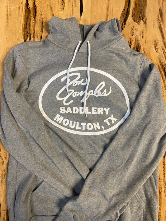DG Saddlery Logo Hoodie - Deep Heather