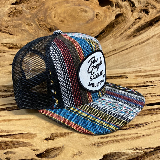 Mesh Back Cap with Logo Patch - Serape