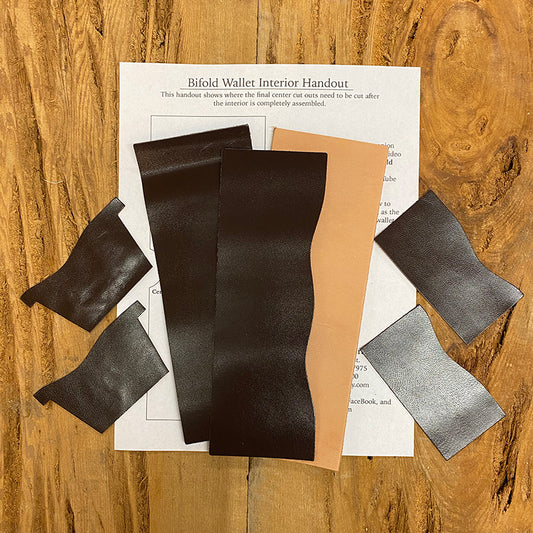 Bifold Wallet Material Pack - Dark Brown