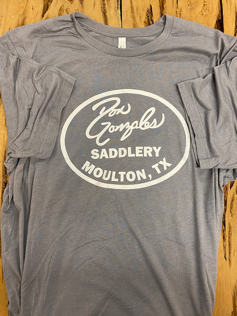 DG Saddlery Logo Tshirt - Storm