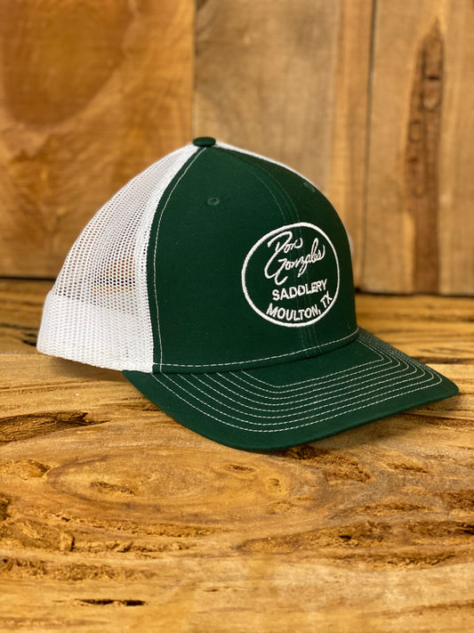 Mesh Back Caps with DGS Logo - Green/White