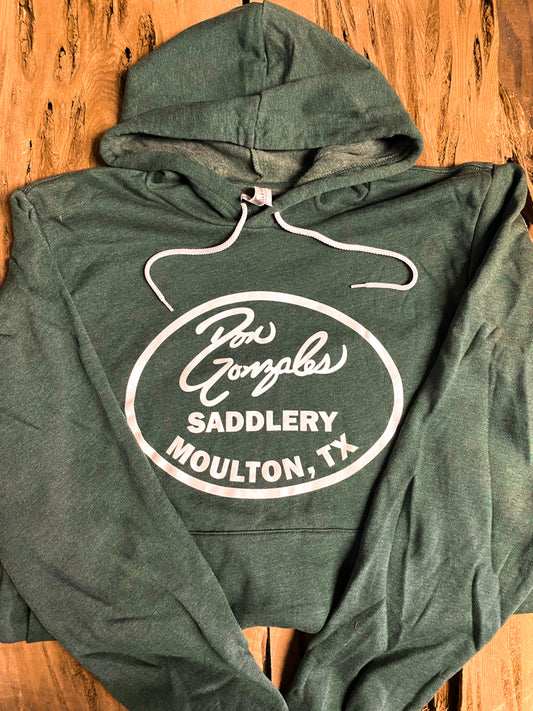 DG Saddlery Logo Hoodie - Heather Forrest
