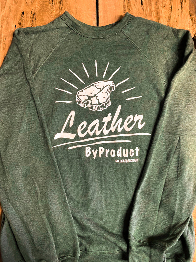 "Leather ByProduct" SweatShirt - Heather Forrest