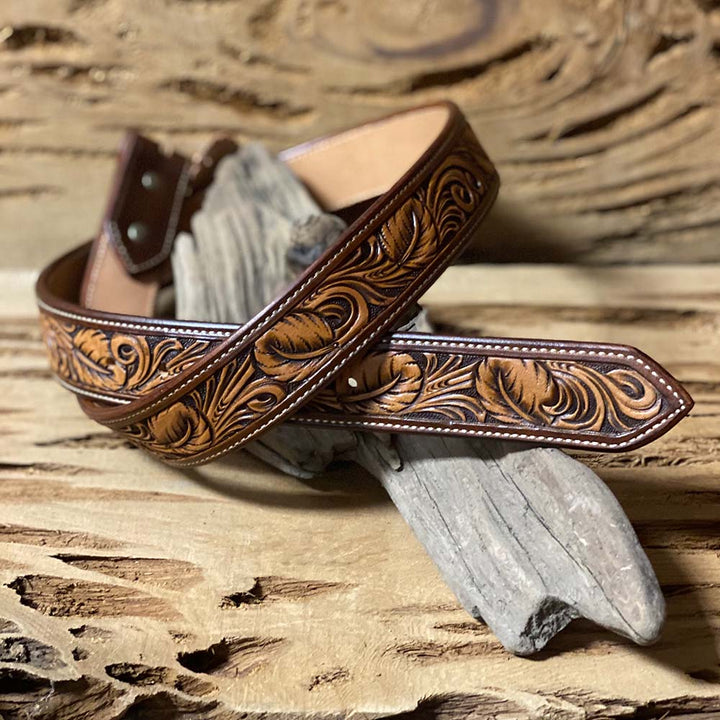 Floral Tooled Belts – DG Saddlery Store