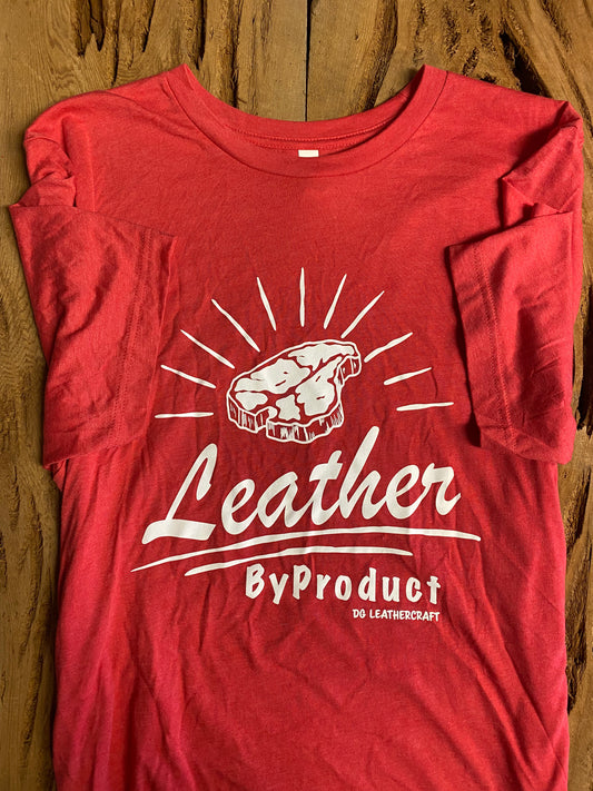 “Leather Byproduct” Tshirt - Red