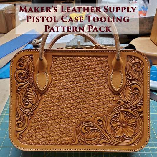 Maker's Leather Supply Pistol Case Tooling Pattern Pack